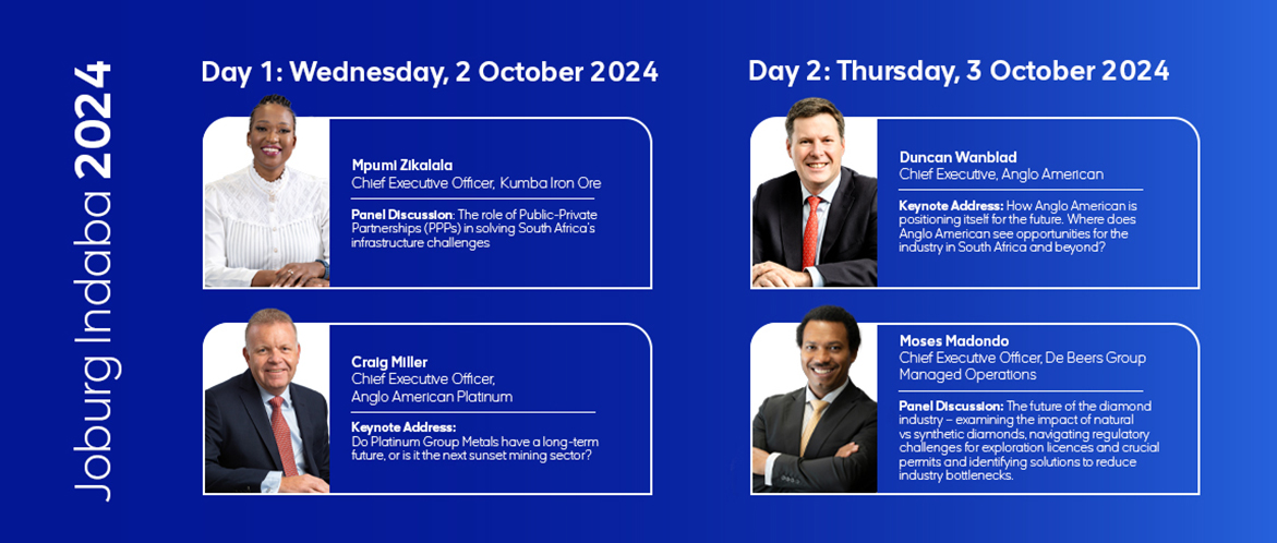 Anglo American speakers at Joburg Indaba