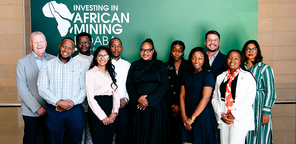 Young professionals in group photo